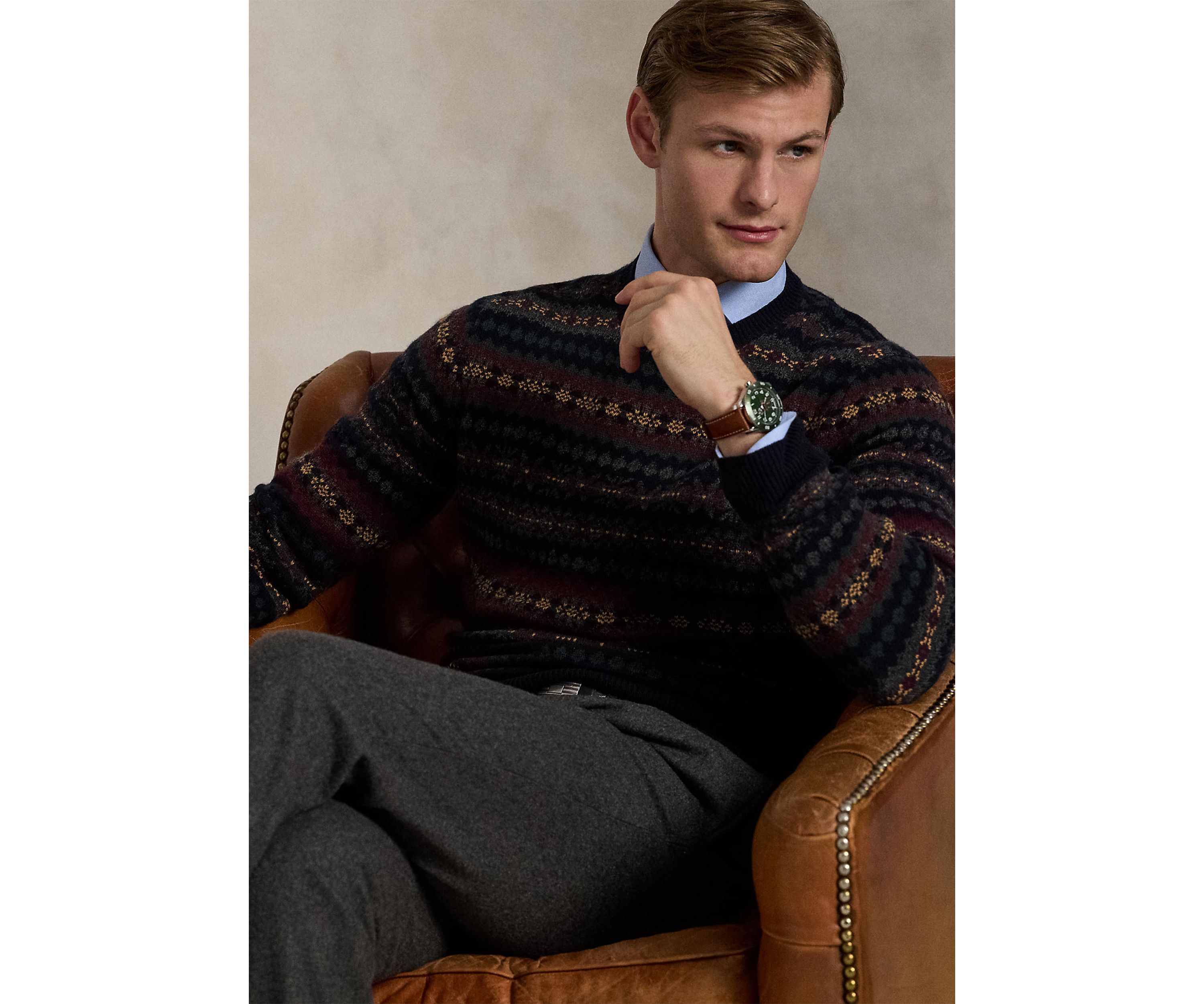 Fair Isle Wool Sweater