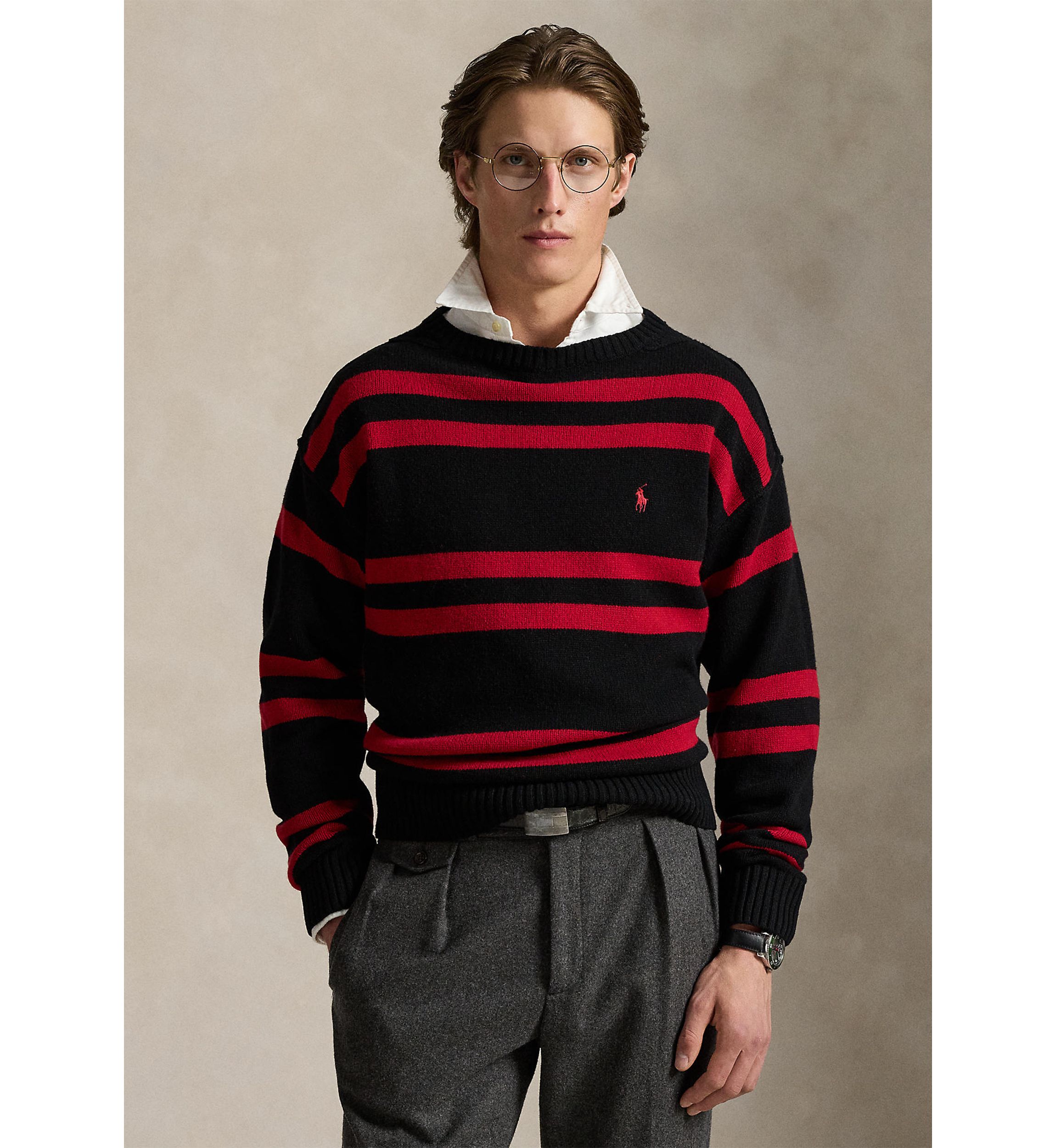 Polo Ralph Lauren Striped Wool Sweater | Belk