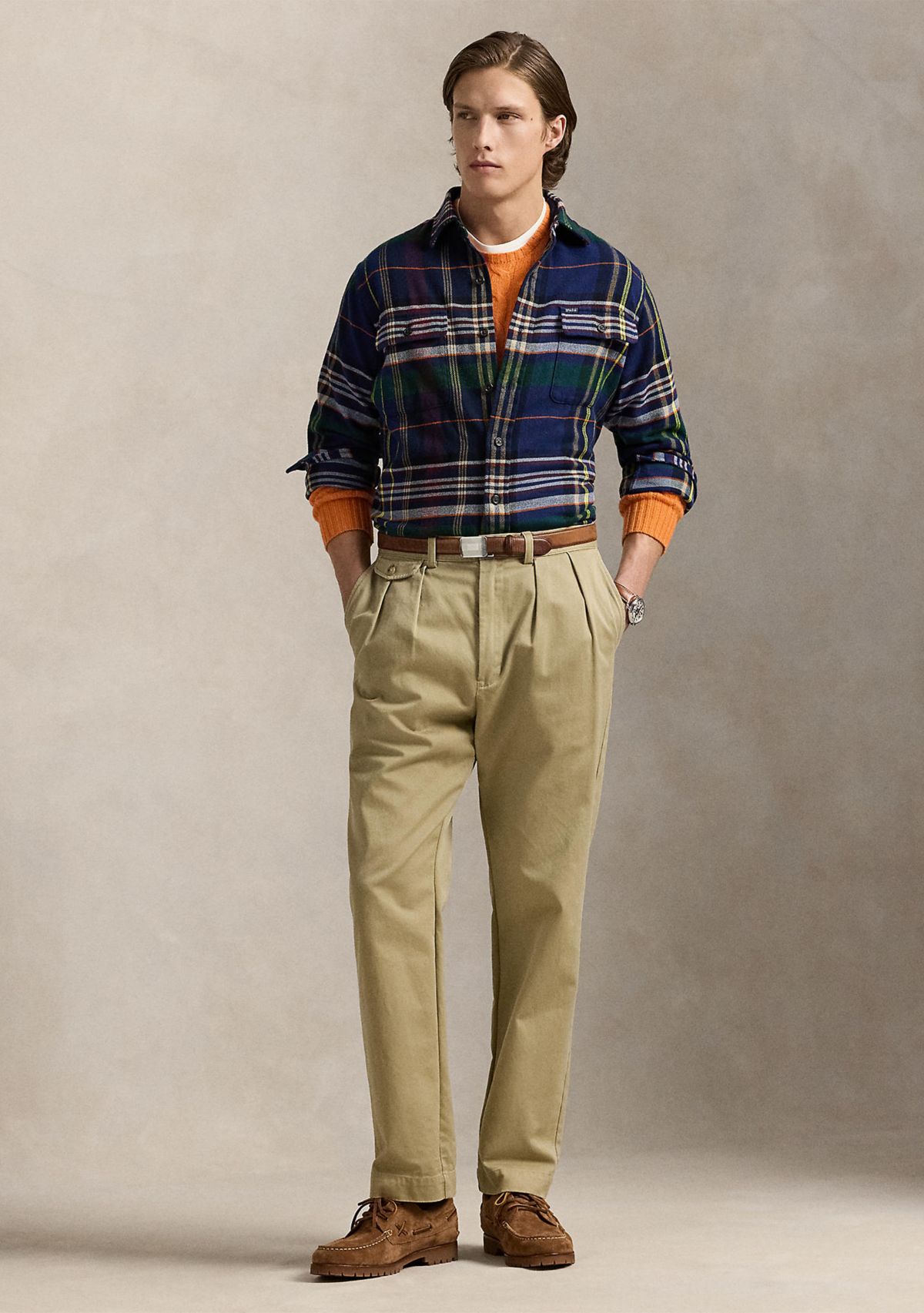 Classic Plaid Brushed Flannel Work shirt