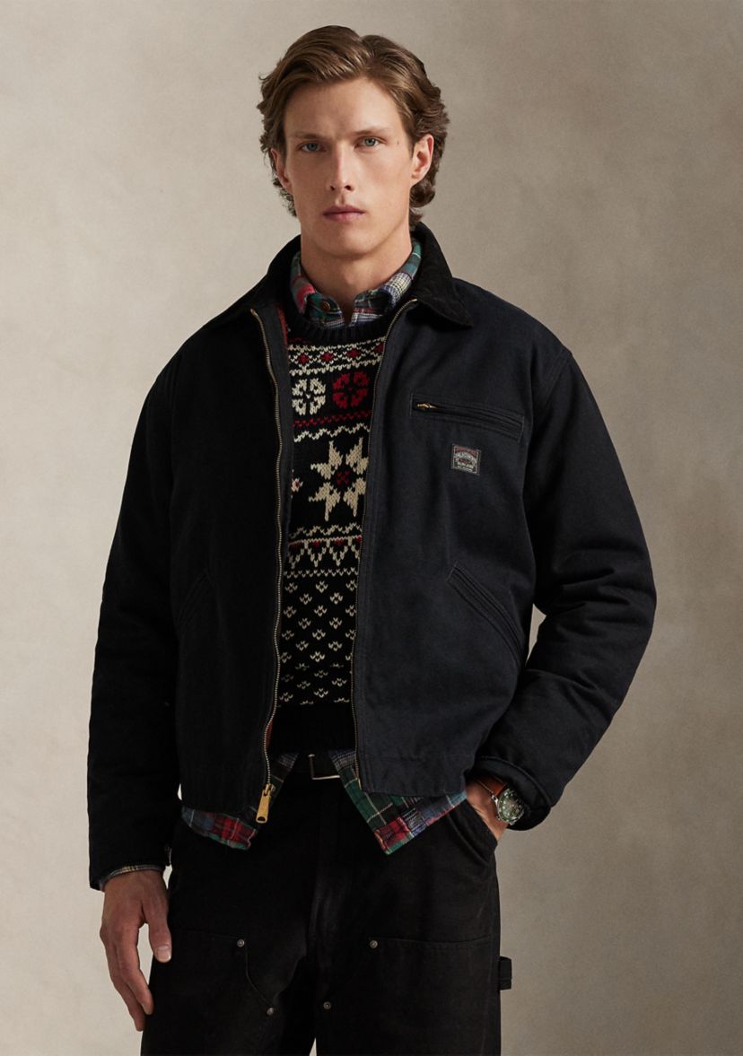 Mens Polo Country Canvas Jacket