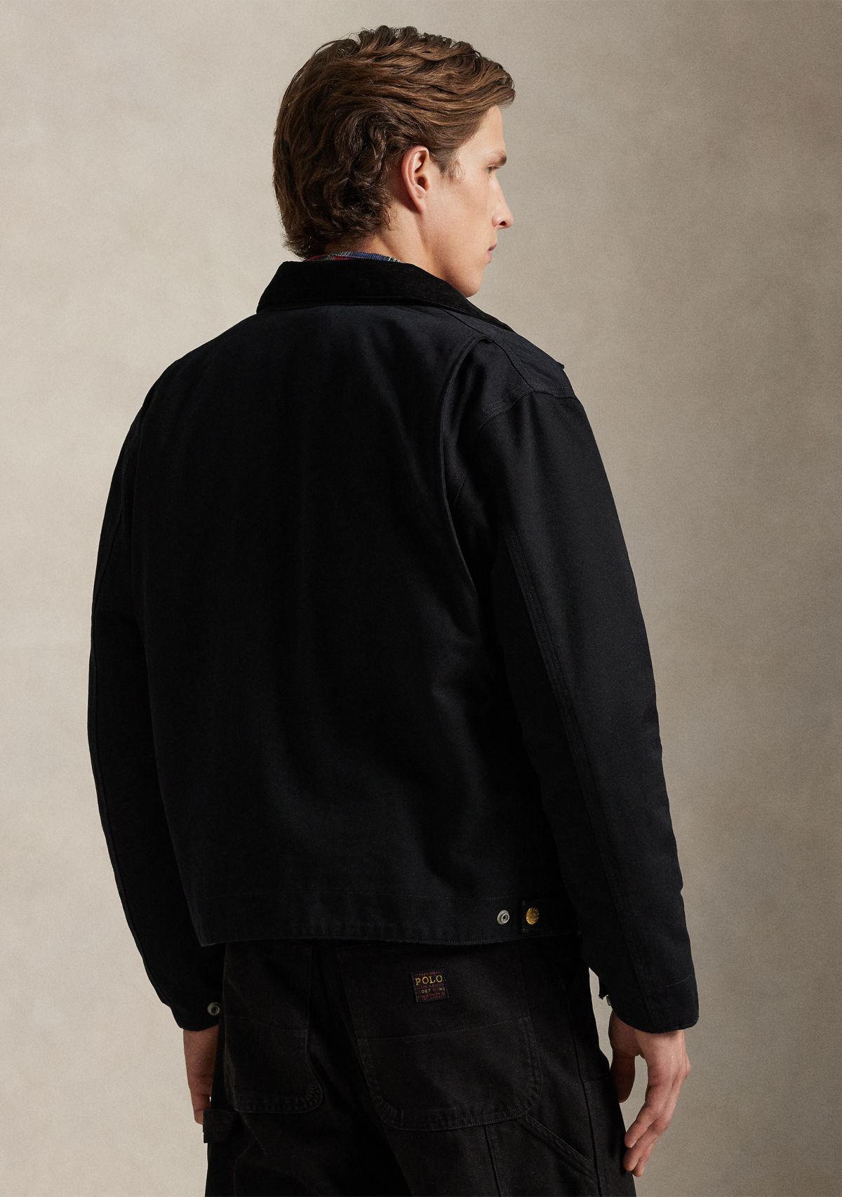 Mens Polo Country Canvas Jacket