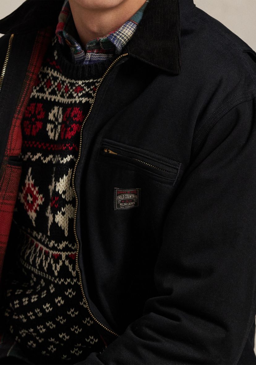 Mens Polo Country Canvas Jacket