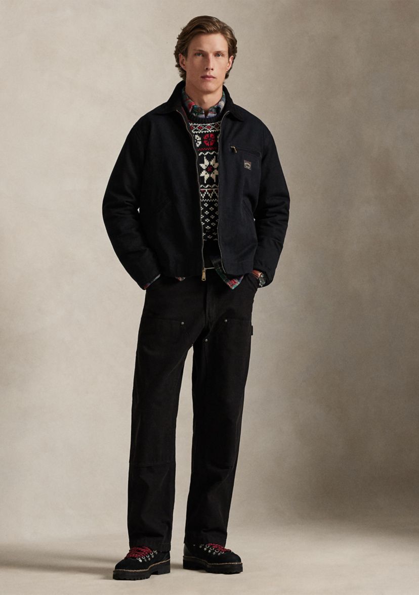 Mens Polo Country Canvas Jacket