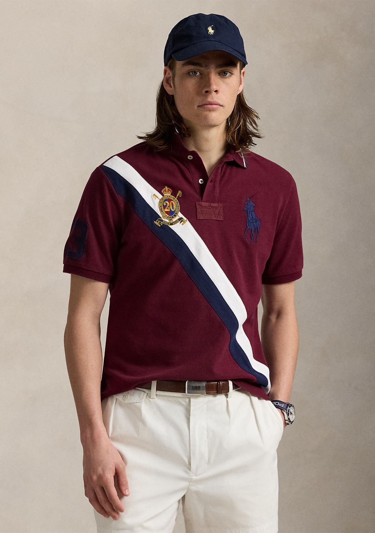 Classic Fit 20th Anniversary Crest Polo