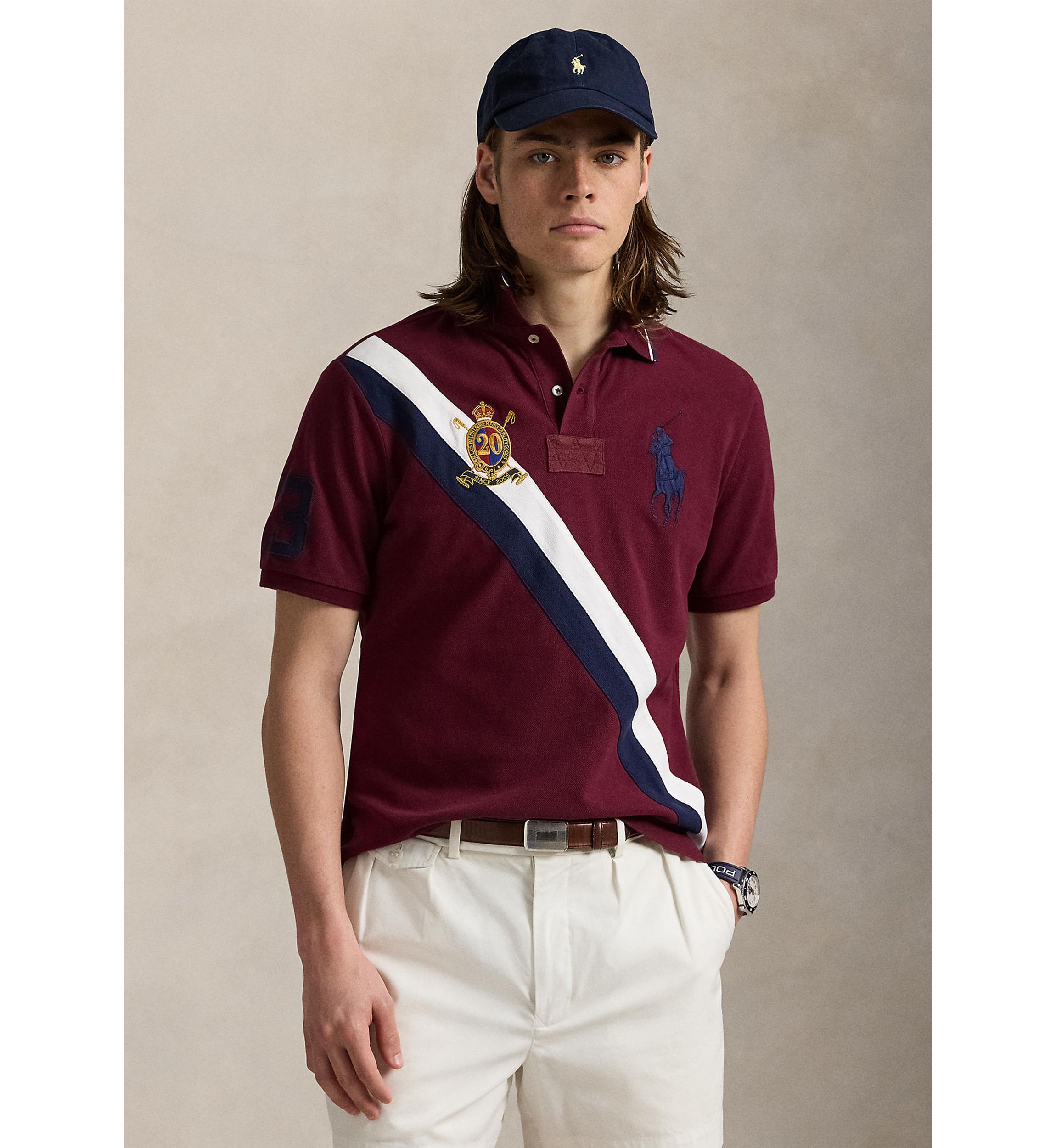 Classic Fit 20th Anniversary Crest Polo