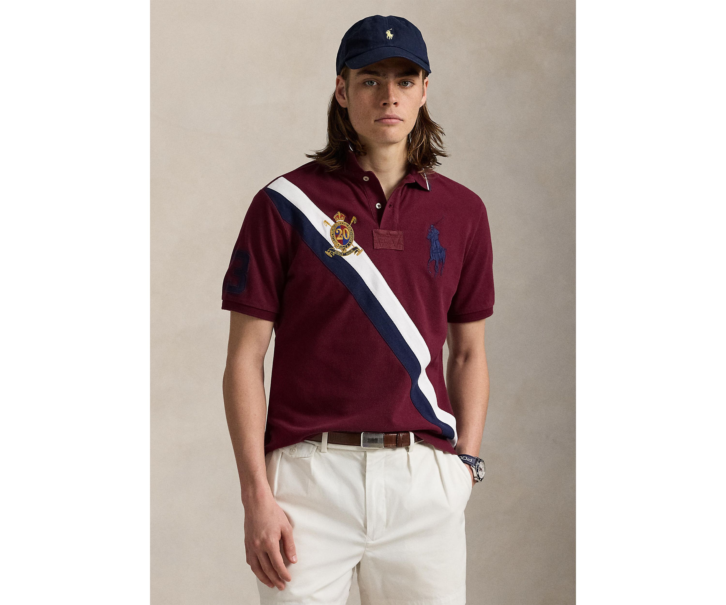 Classic Fit 20th Anniversary Crest Polo