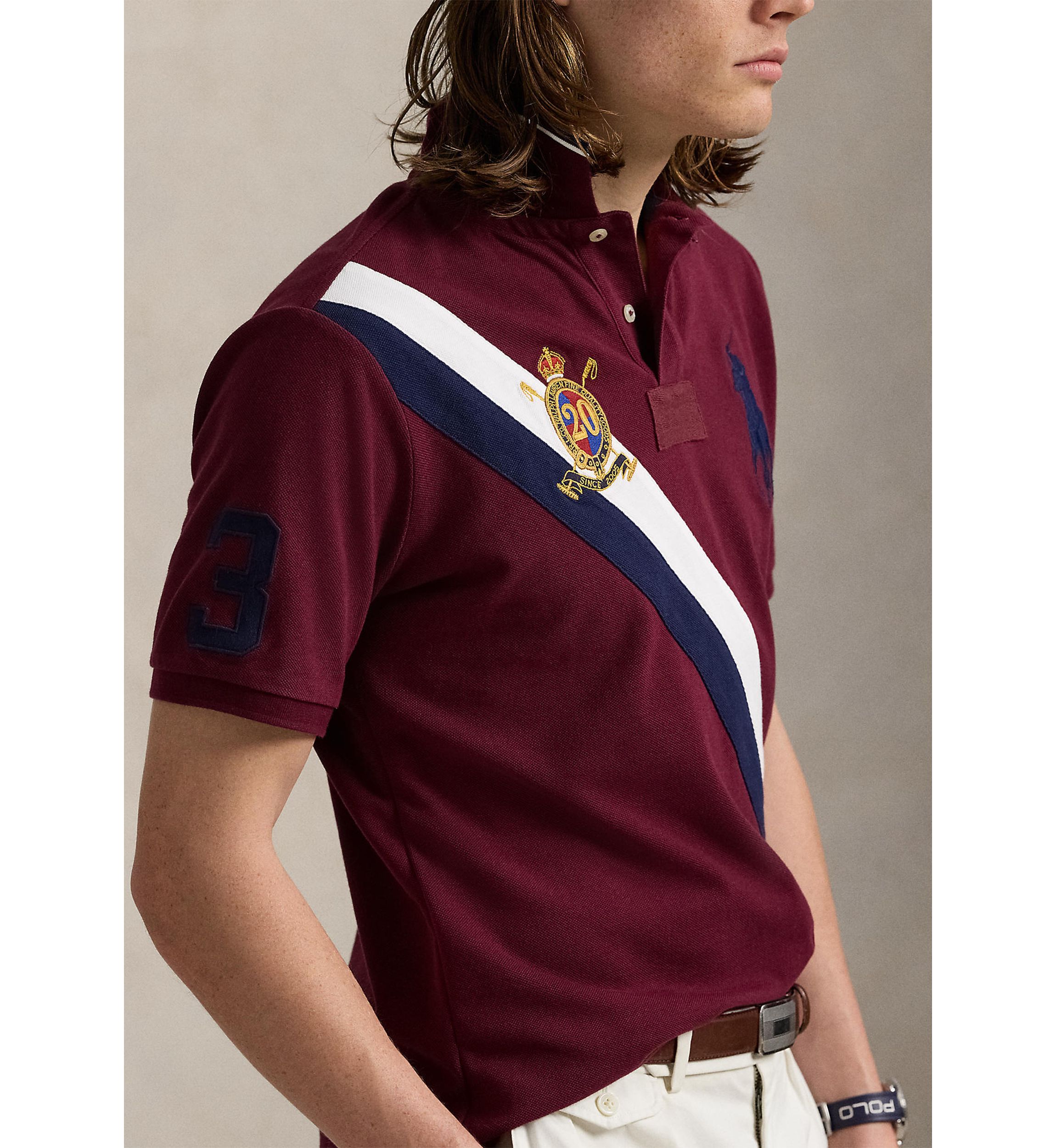 Classic Fit 20th Anniversary Crest Polo