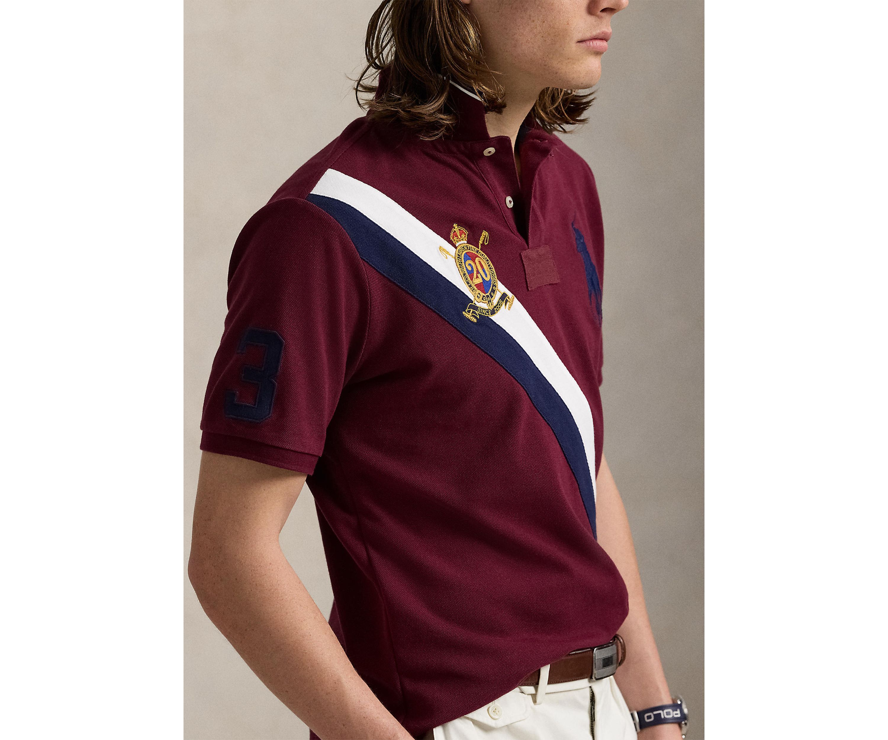 Classic Fit 20th Anniversary Crest Polo