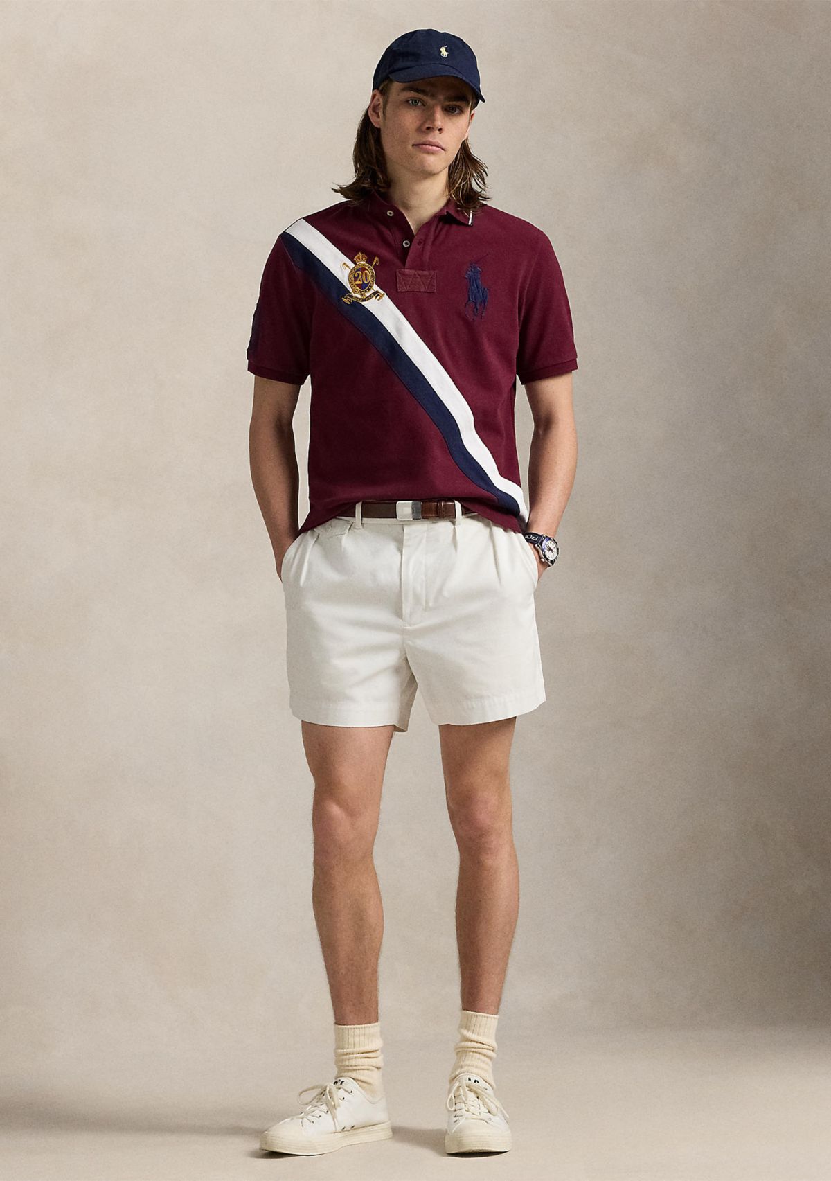 Classic Fit 20th Anniversary Crest Polo