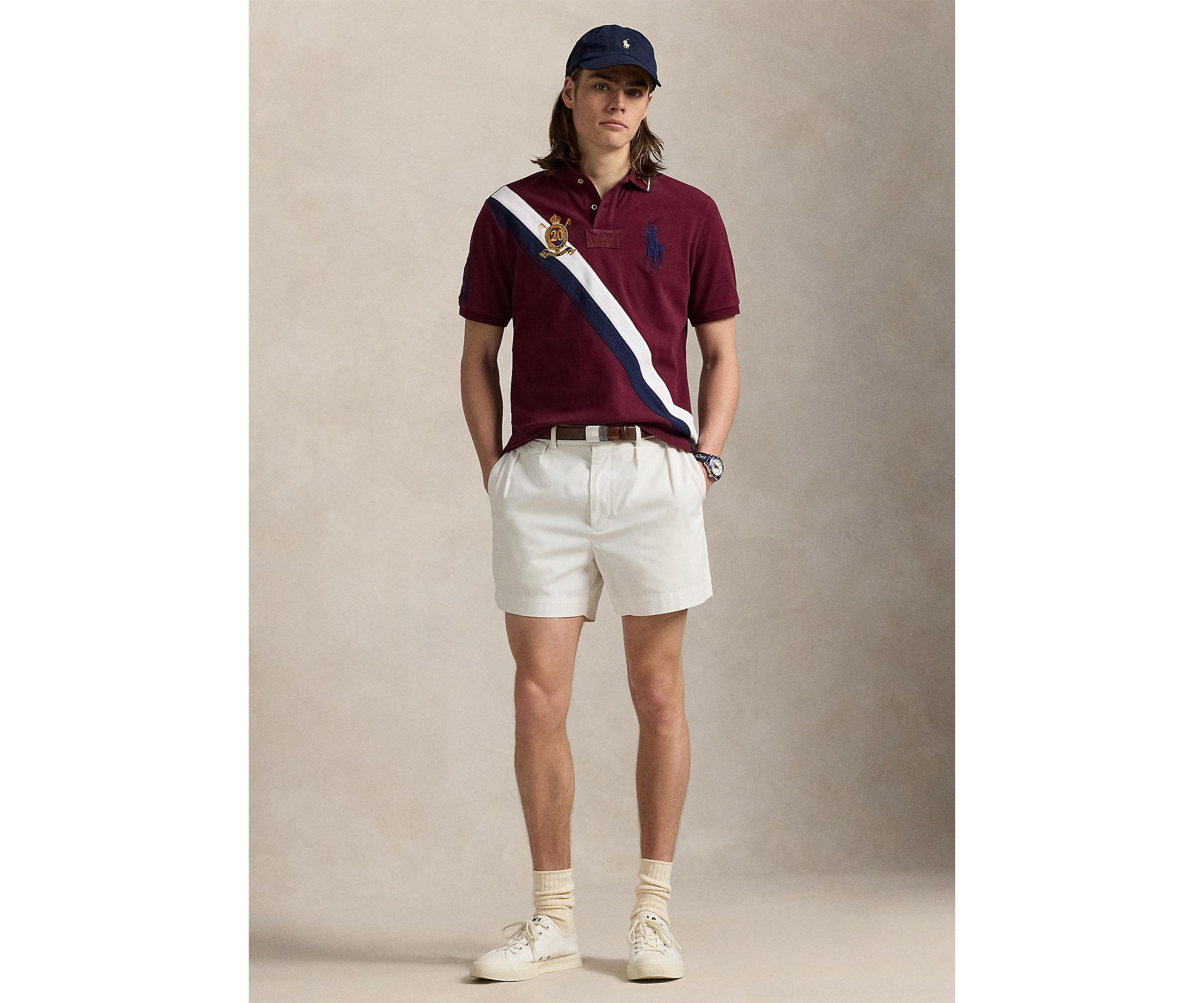 Classic Fit 20th Anniversary Crest Polo