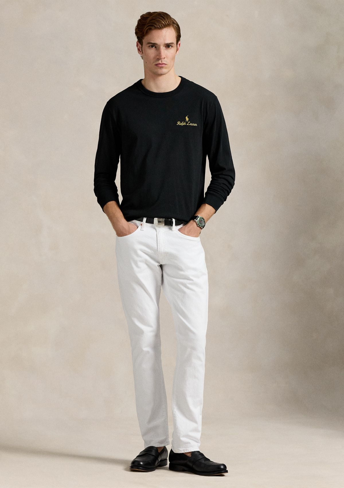 Standard Fit Logo Jersey T-Shirt