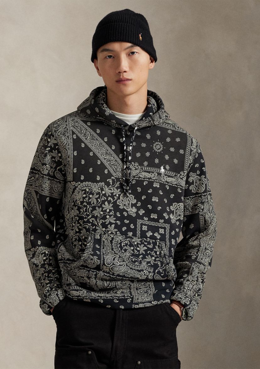 Polo Ralph Lauren Bandanna-Print Fleece Hoodie | Belk