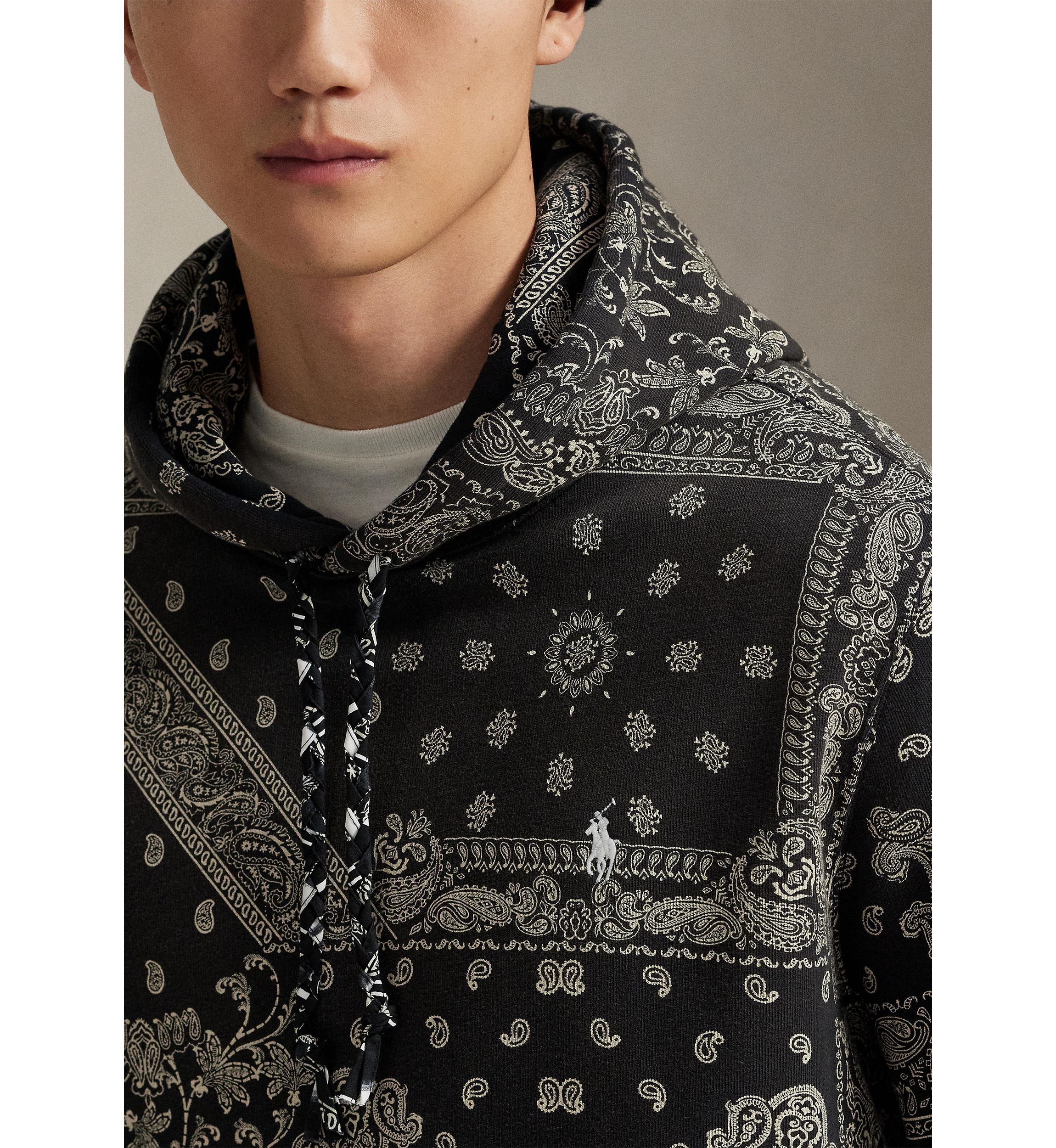 Polo Ralph Lauren Bandanna-Print Fleece Hoodie | Belk