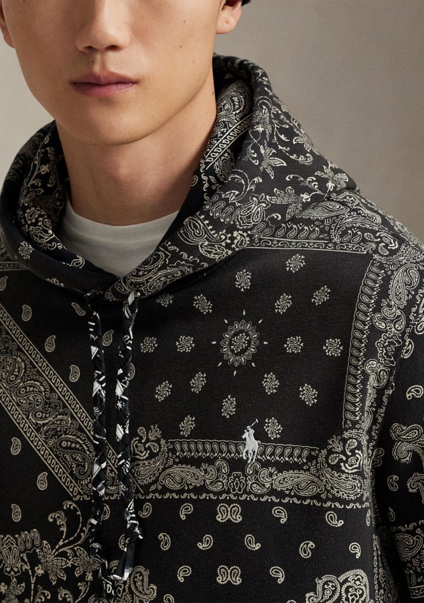 Polo Ralph Lauren Bandanna-Print Fleece Hoodie | Belk
