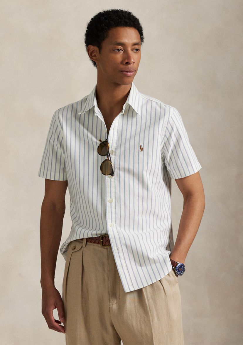 Classic Fit Striped Oxford Shirt