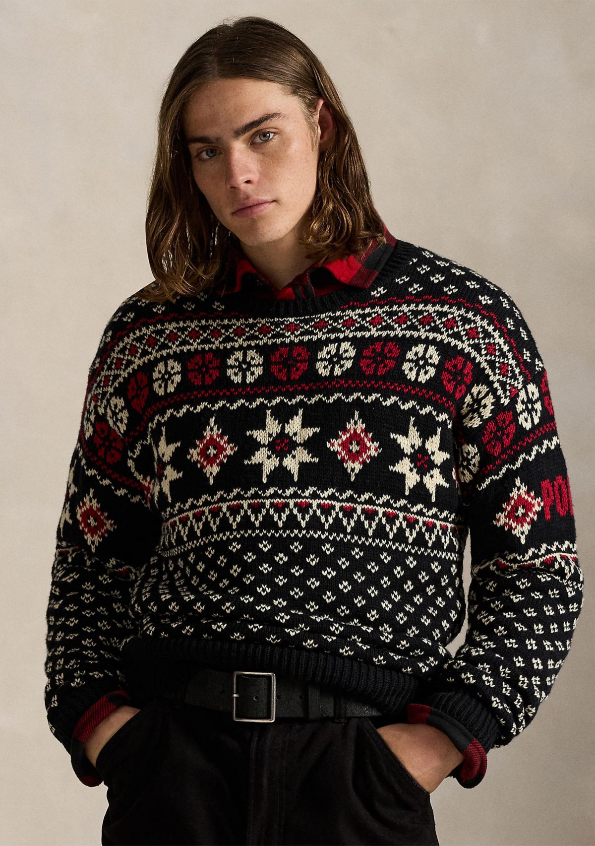 Snowflake Cotton-Cashmere Sweater