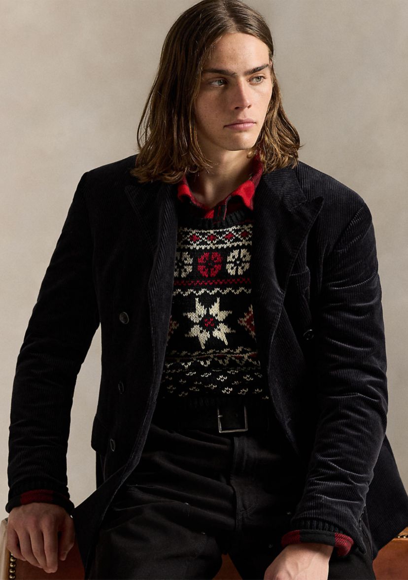 Snowflake Cotton-Cashmere Sweater