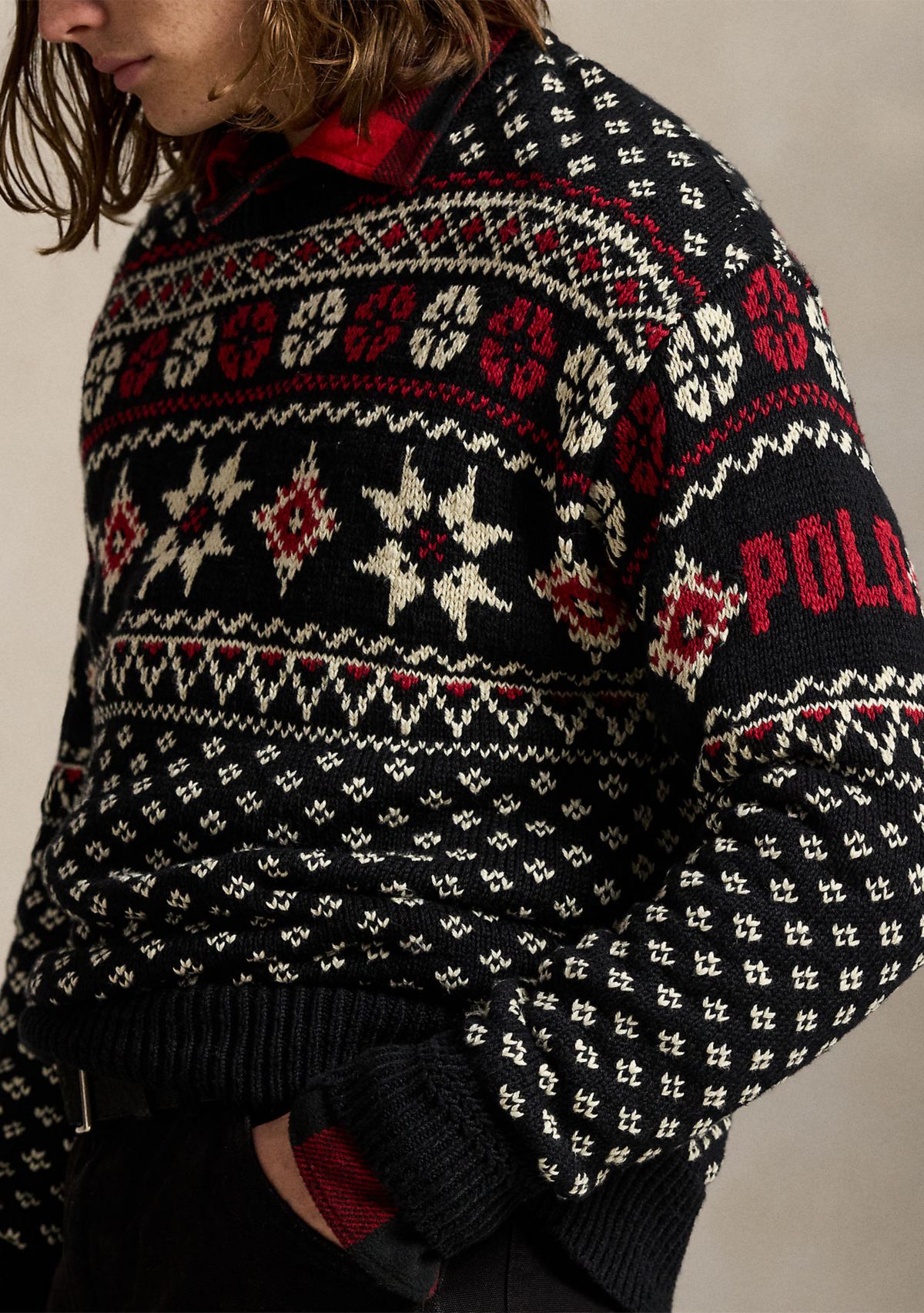 Snowflake Cotton-Cashmere Sweater