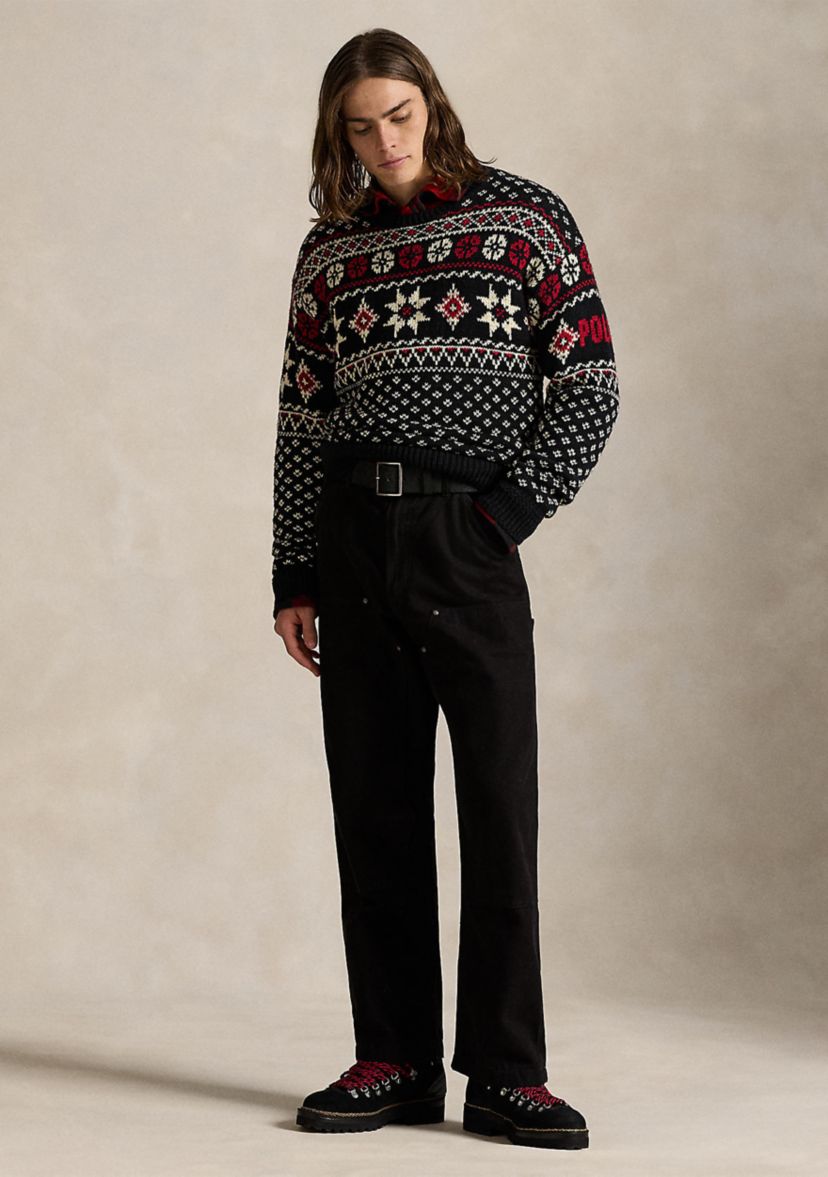 Snowflake Cotton-Cashmere Sweater