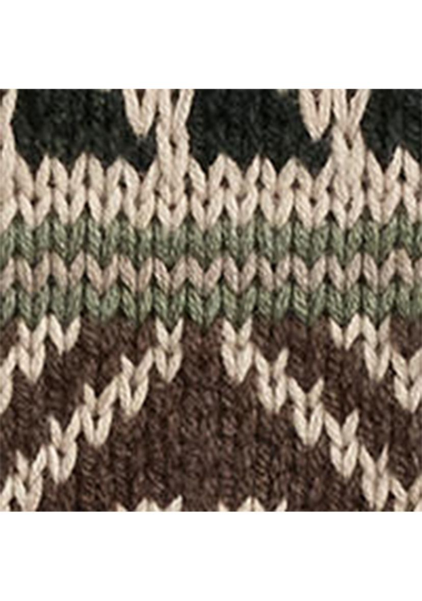 Geometric Cotton-Blend Sweater