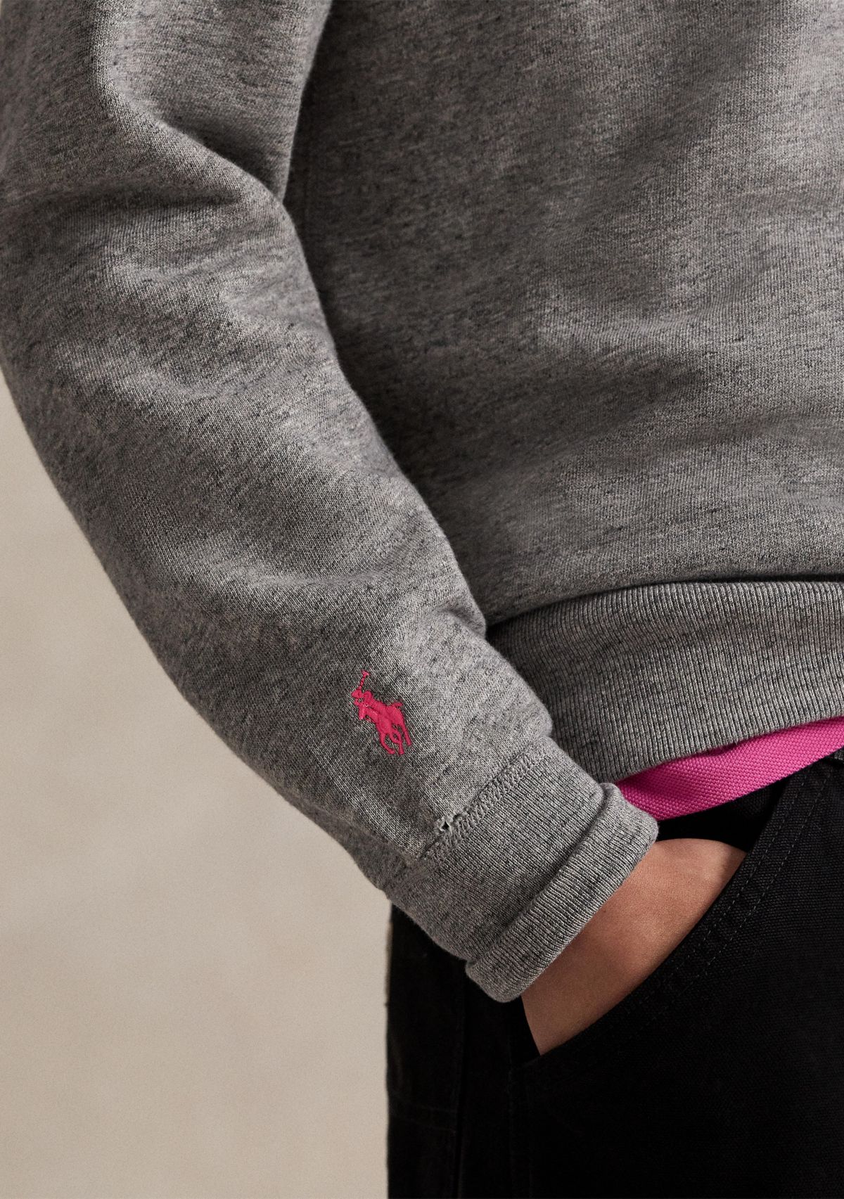 Pink Pony Classic Fit Fleece Sweatshirt