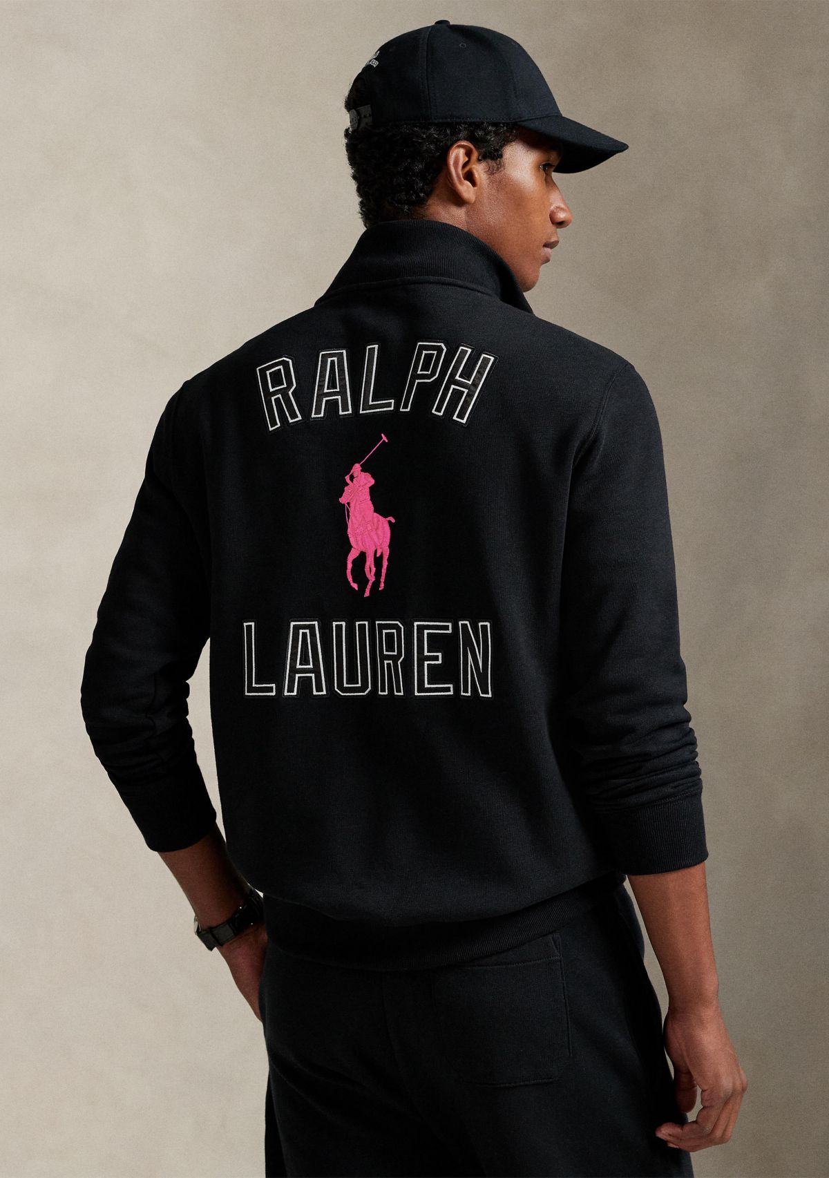 Pink Pony Relaxed Fit Fleece Sweatshirt