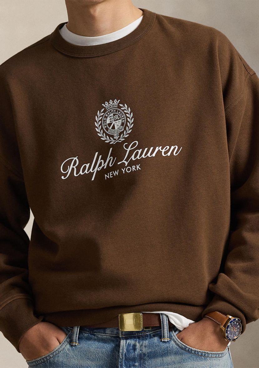 Relaxed Fit Fleece Graphic Sweatshirt