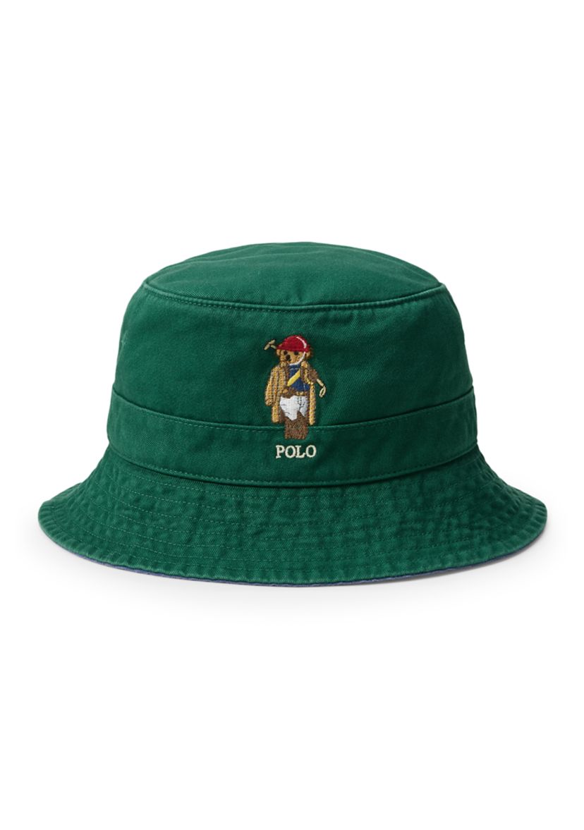 Polo Bear Twill Bucket Hat