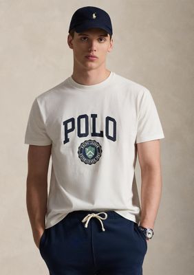 Polo Ralph Lauren Men's Classic Fit Logo Jersey T-Shirt, White, Large