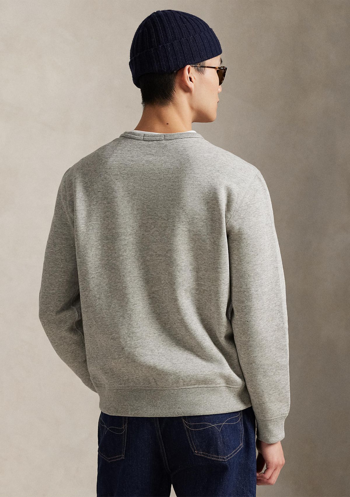 Mens Polo Bear Fleece Sweatshirt