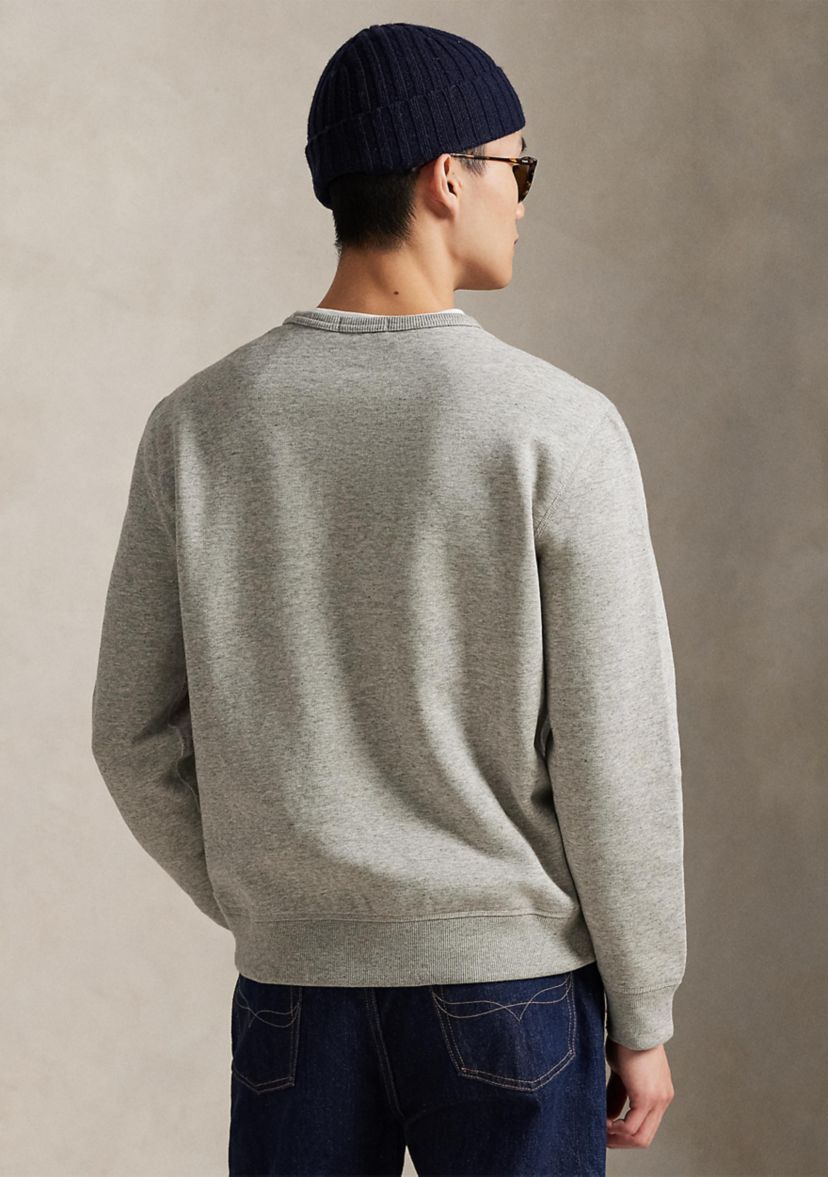 Mens Polo Bear Fleece Sweatshirt