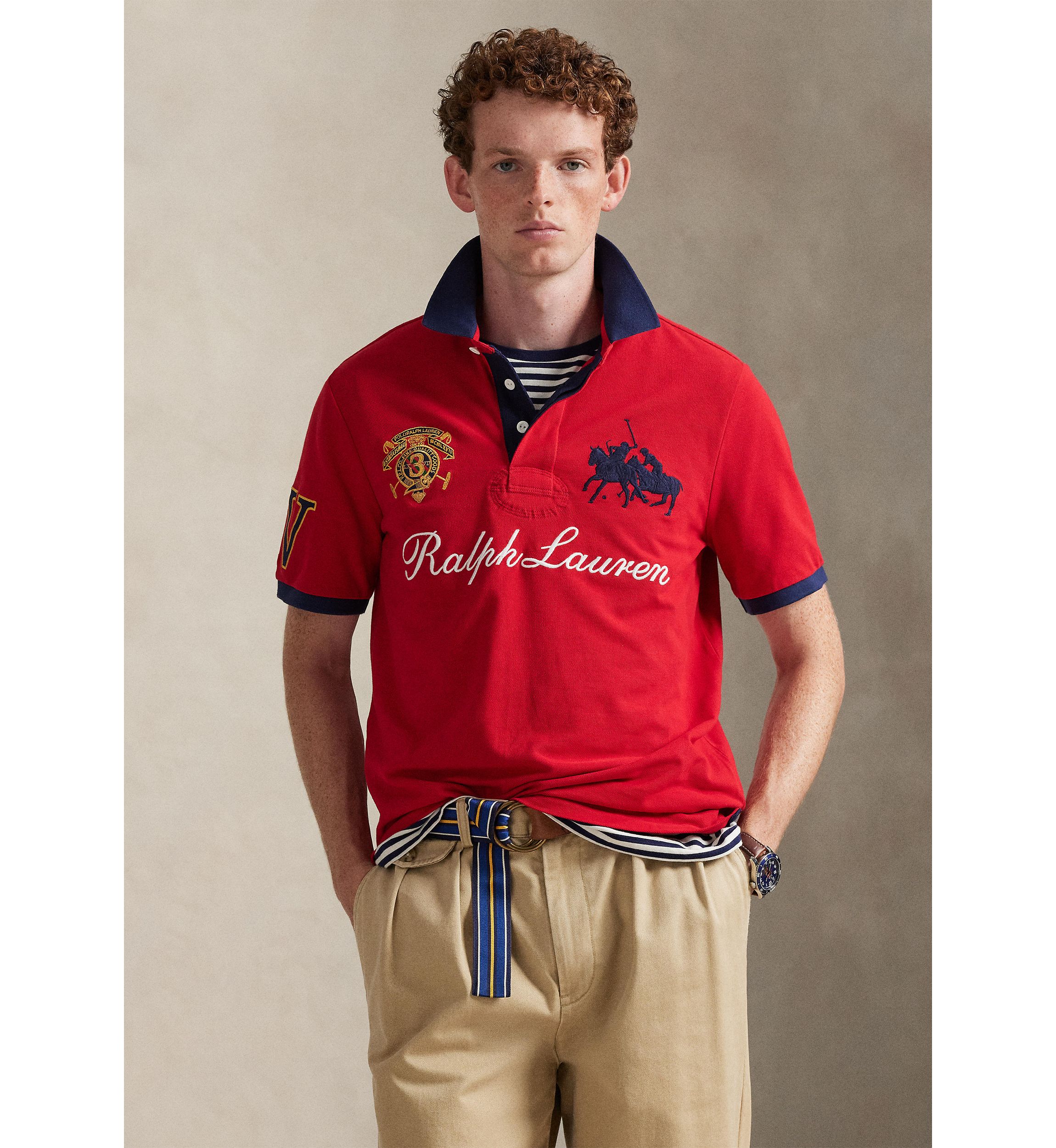 Polo Ralph Lauren Men's Classic Fit Crest Mesh Polo Shirt | Belk
