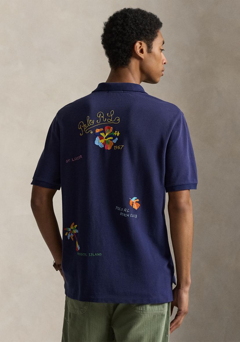 Polo Ralph Lauren Men's Classic Fit Peace Love Polo Shirt | Belk
