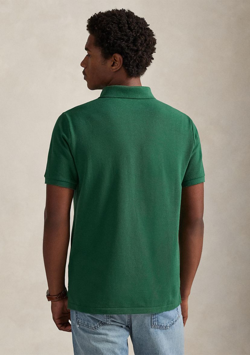 Mens Classic Fit Polo Bear Mesh Polo Shirt