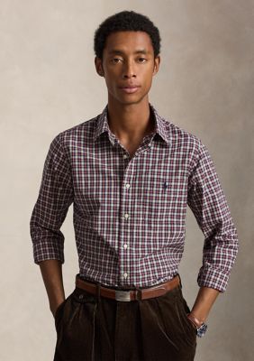 Polo Ralph Lauren Men's Classic Fit Plaid Poplin Shirt