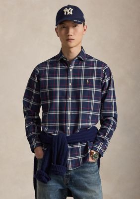 Polo Ralph Lauren Men's Classic Fit Plaid Oxford Shirt
