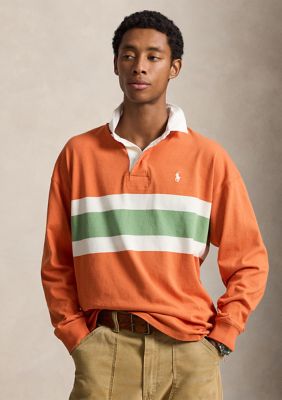 Polo Ralph Lauren Men's Big Fit Striped Jersey Rugby Shirt