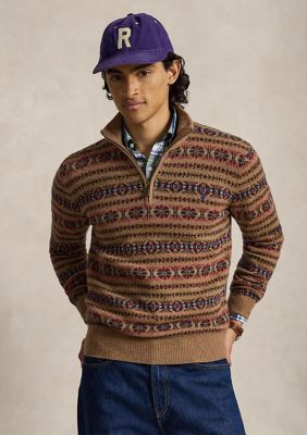 Polo Ralph Lauren Men's Fair Isle Wool Mockneck Sweater