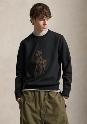 Polo Ralph Lauren Men's Camo Big Pony Double-Knit Sweatshirt