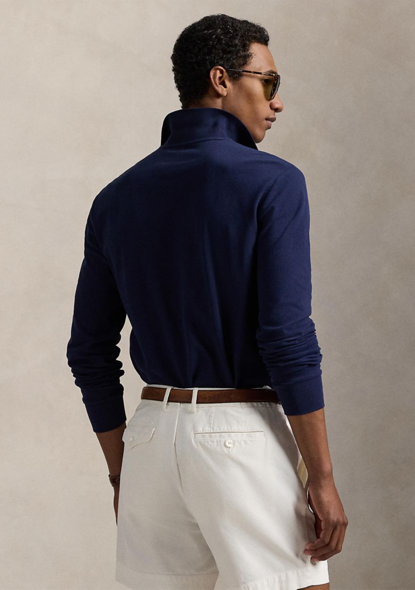 Classic Fit Stretch Mesh Polo Shirt