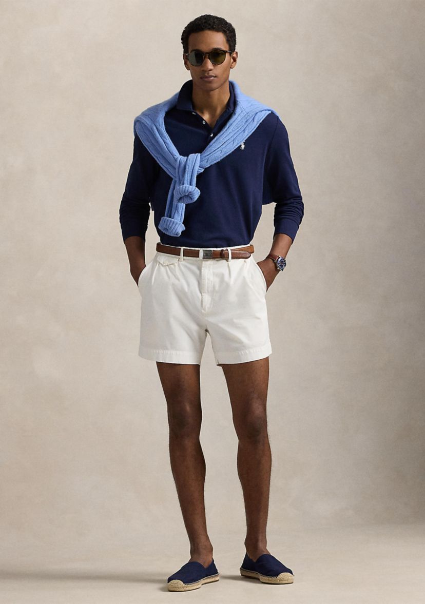 Classic Fit Stretch Mesh Polo Shirt