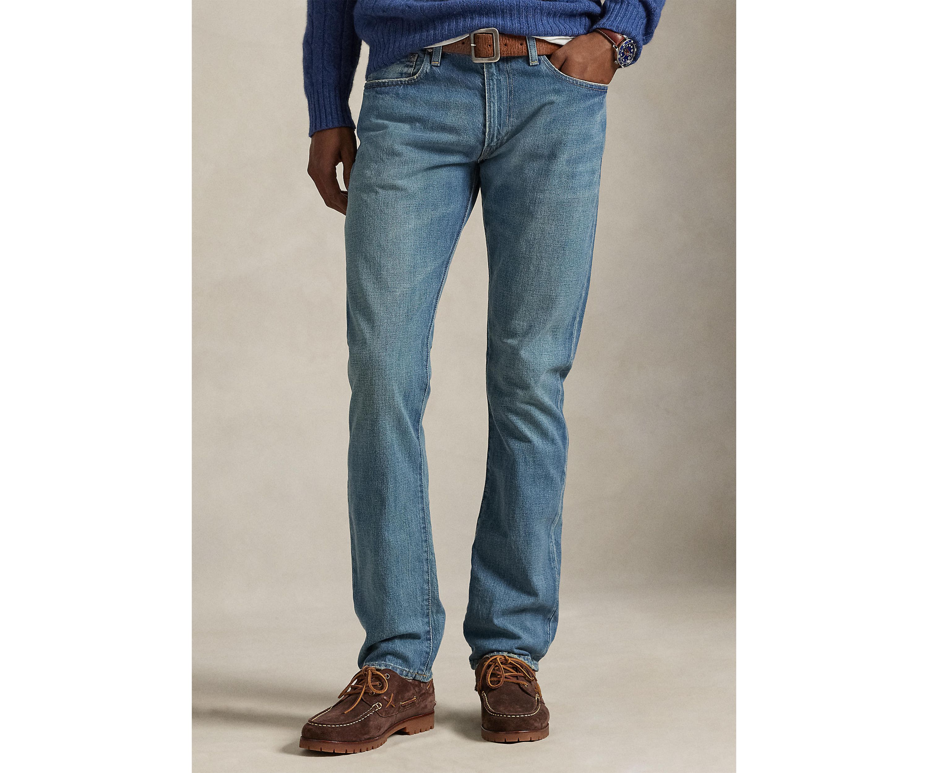Varick Slim Straight Indigo-Dyed Jeans