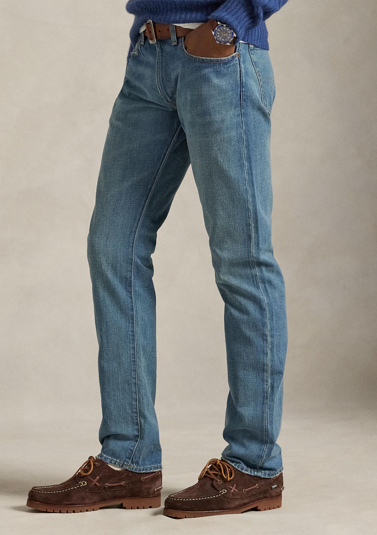 Varick Slim Straight Indigo-Dyed Jeans