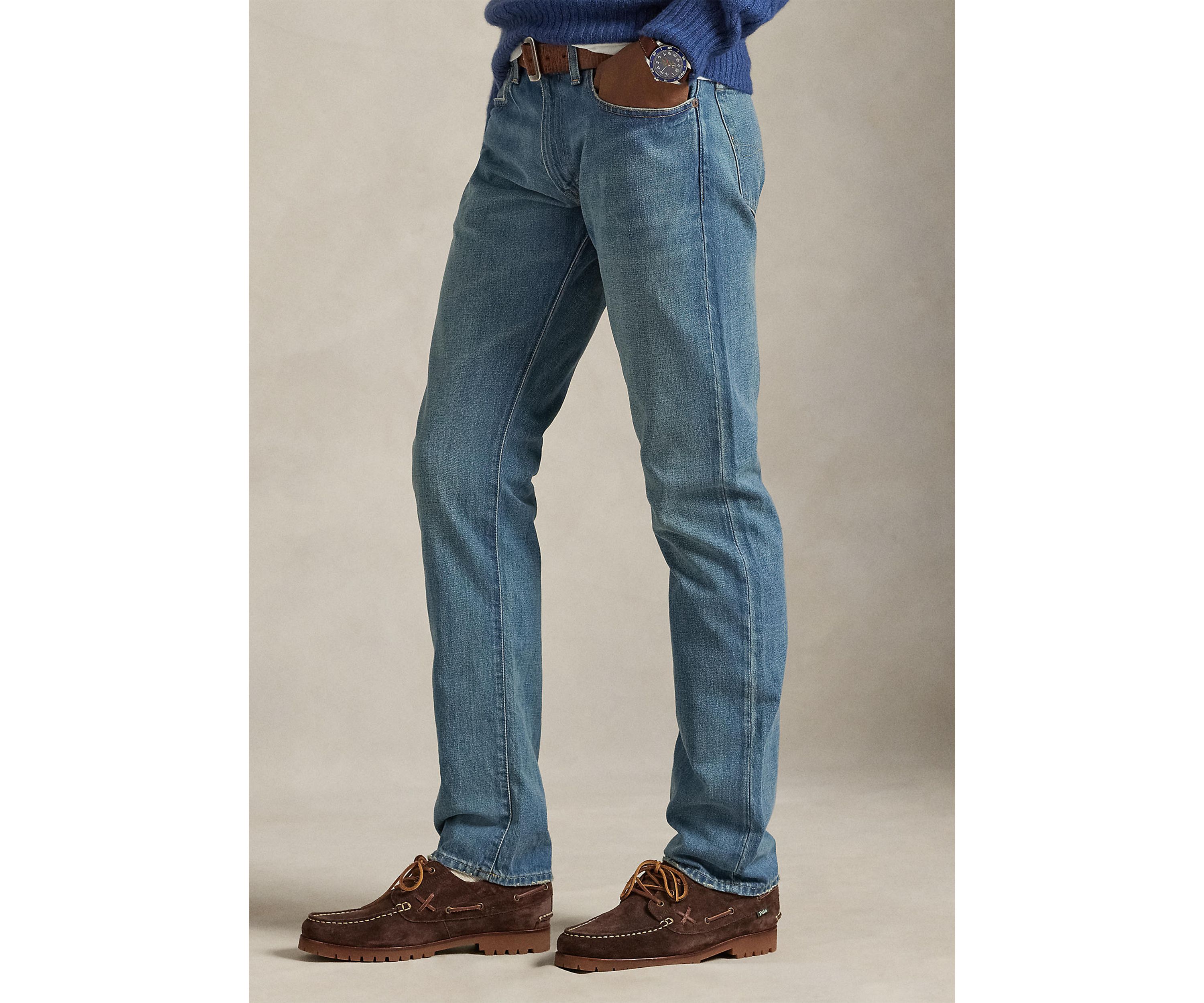 Varick Slim Straight Indigo-Dyed Jeans