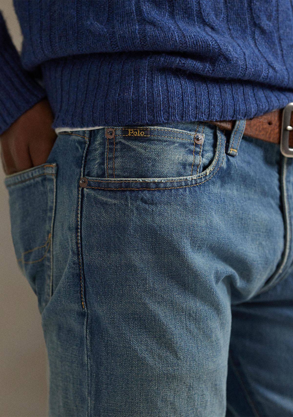 Varick Slim Straight Indigo-Dyed Jeans