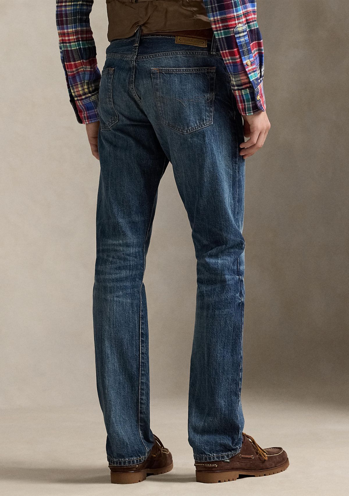 Varick Slim Straight Distressed Jeans