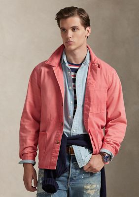 Polo Ralph Lauren Men's Hudson Valley Long Sleeve Shirt, Red, XL