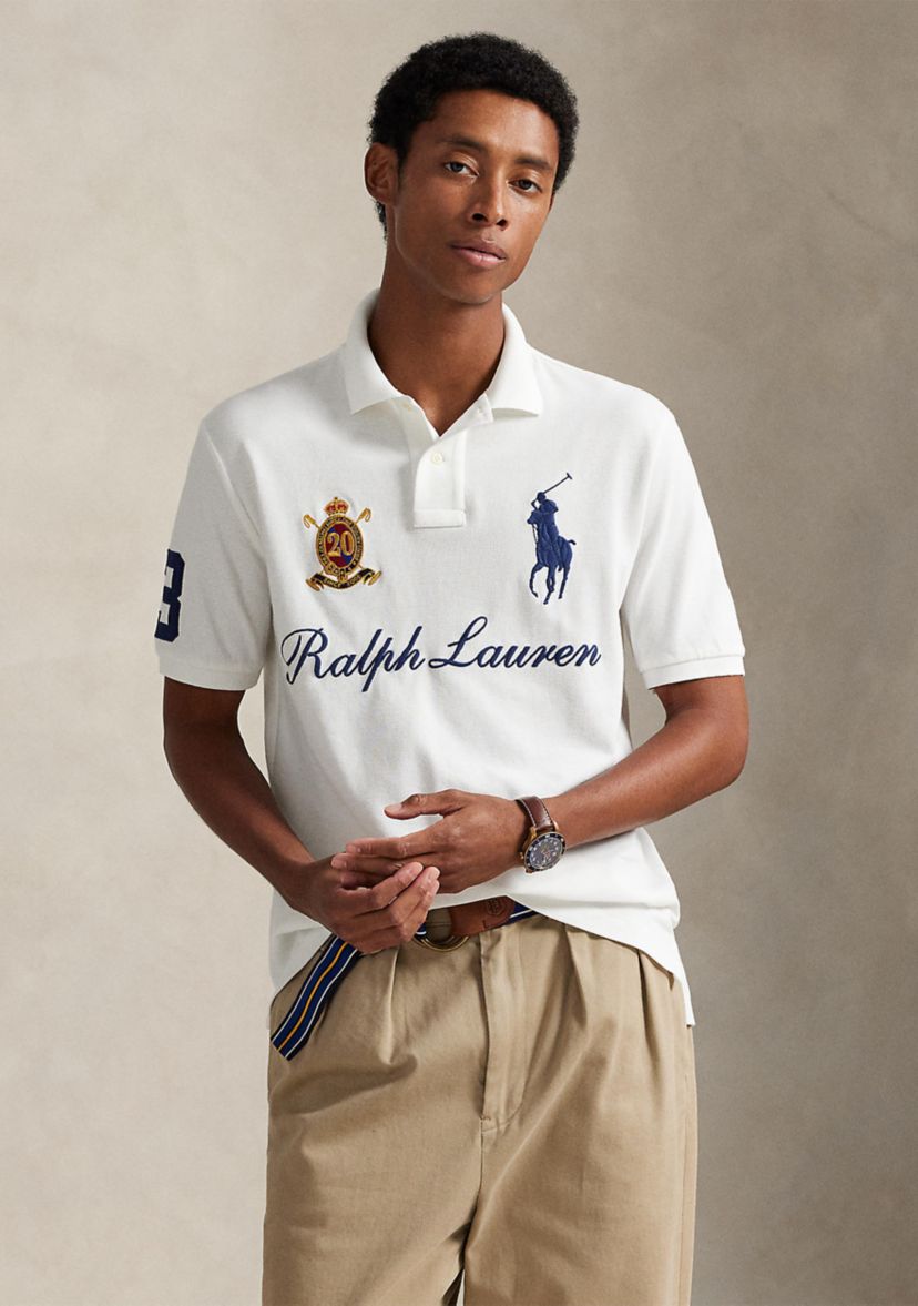Polo Ralph Lauren Men's Classic Fit 20th Anniversary Crest Polo