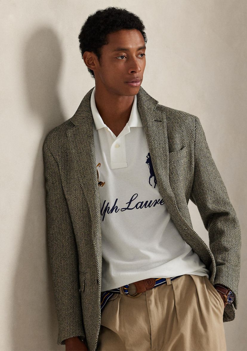 Polo Ralph Lauren Men's Classic Fit 20th Anniversary Crest Polo