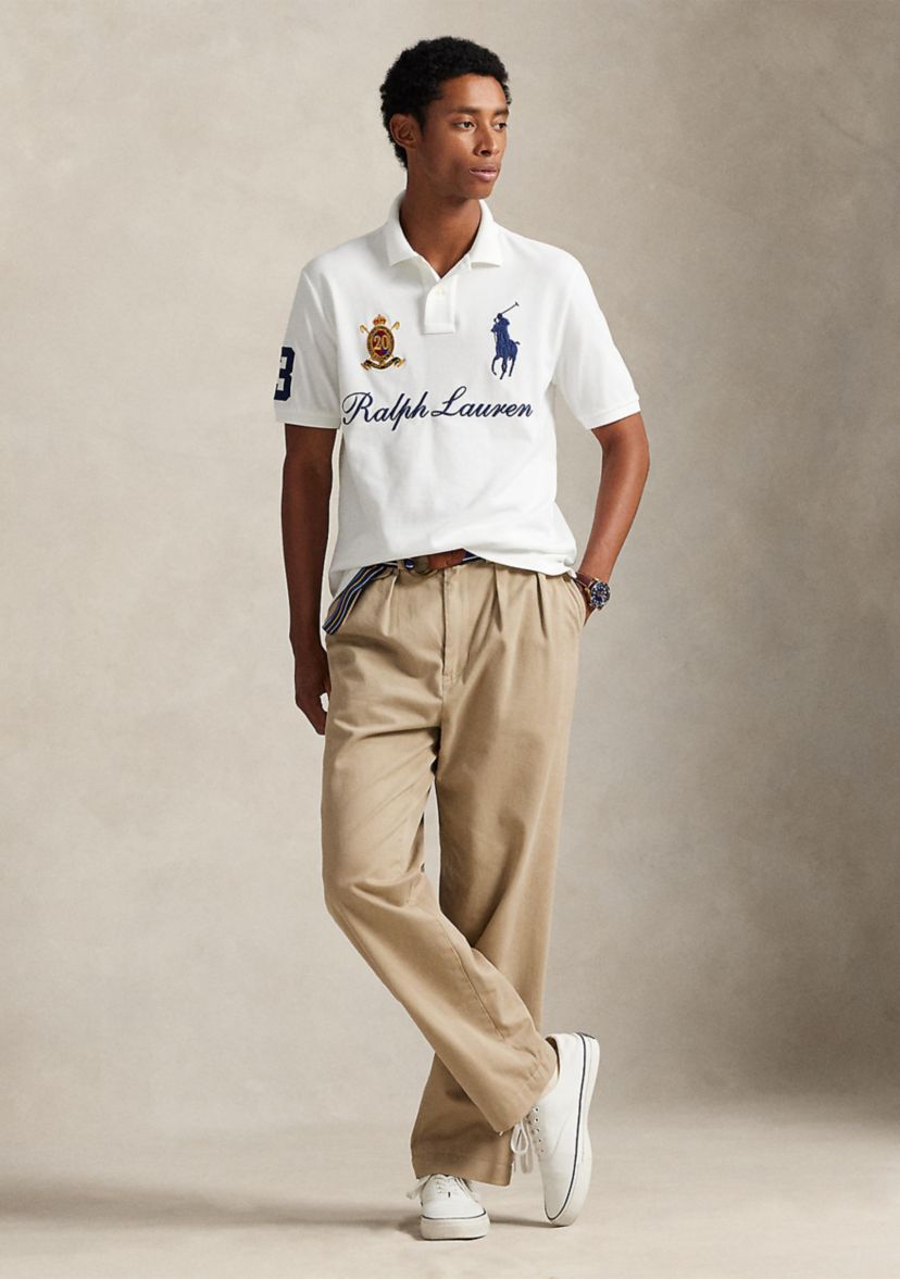 Polo Ralph Lauren Men's Classic Fit 20th Anniversary Crest Polo